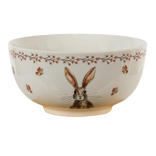 Porcelain Bunny Bowl