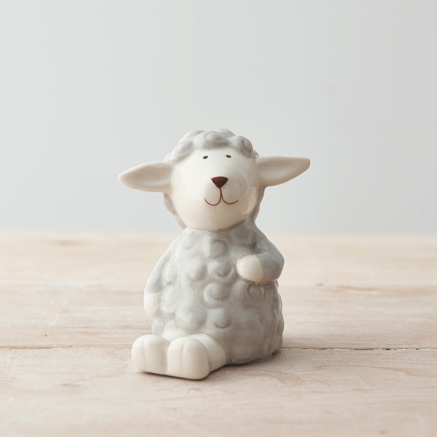 Small Sitting Sheep Ornament