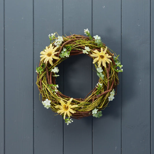 Spring Daisy Easter Wreath