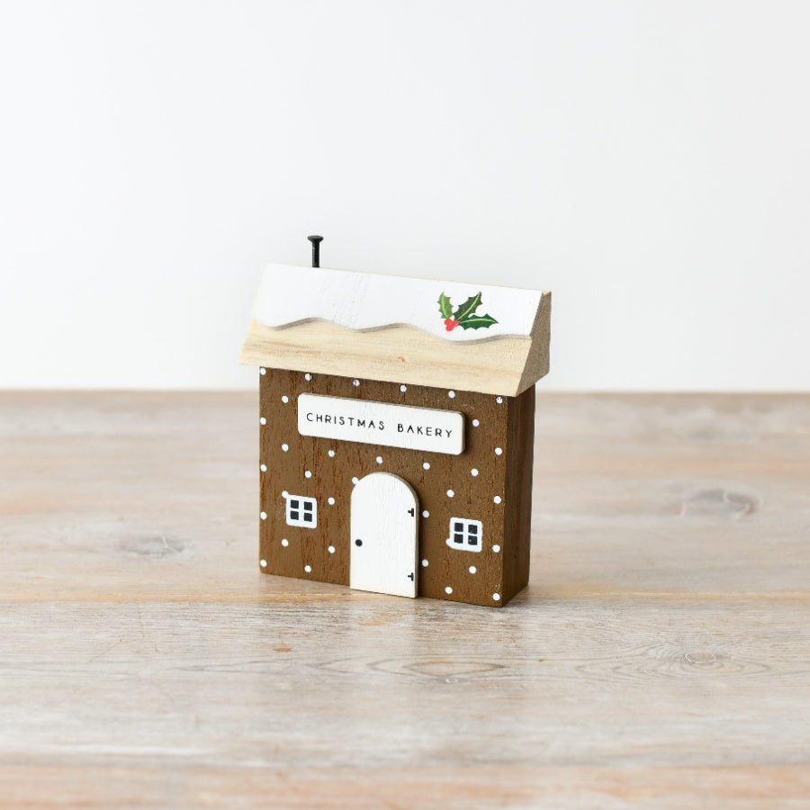 Christmas Bakery Wooden Block