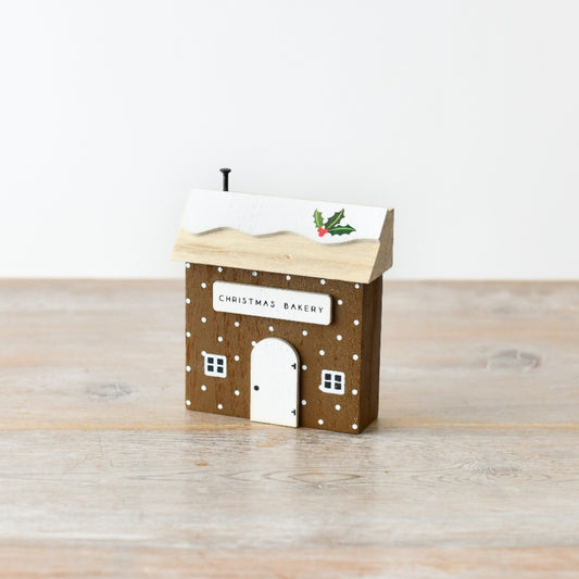Christmas Bakery Wooden Block