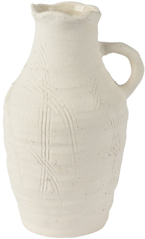 Elegant White Natural Kate Vase