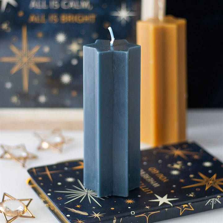 Star Shaped Taper Candles - 3 colours available