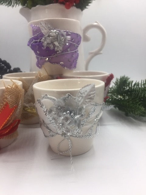 Handmade Christmas Candle Holders