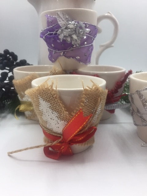 Handmade Christmas Candle Holders