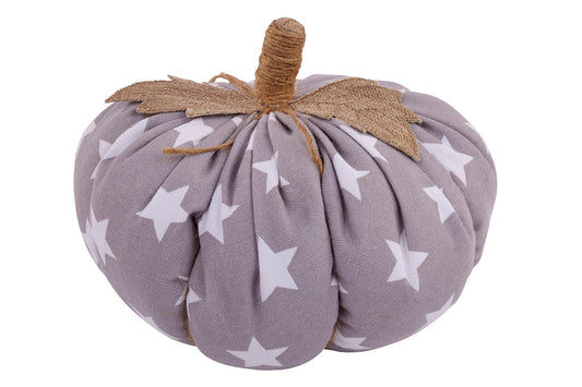 Grey Halloween Pumpkin Door Stop