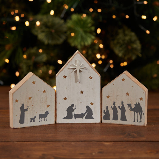 Nativity House Block Set