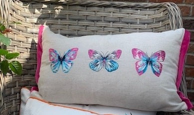 Rectangular Cushion - Hummingbird & Butterfly Designs
