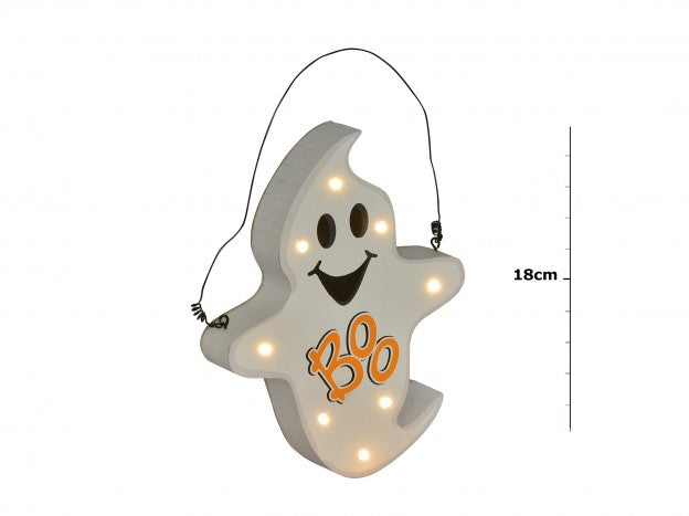 LED Ghost plaque
