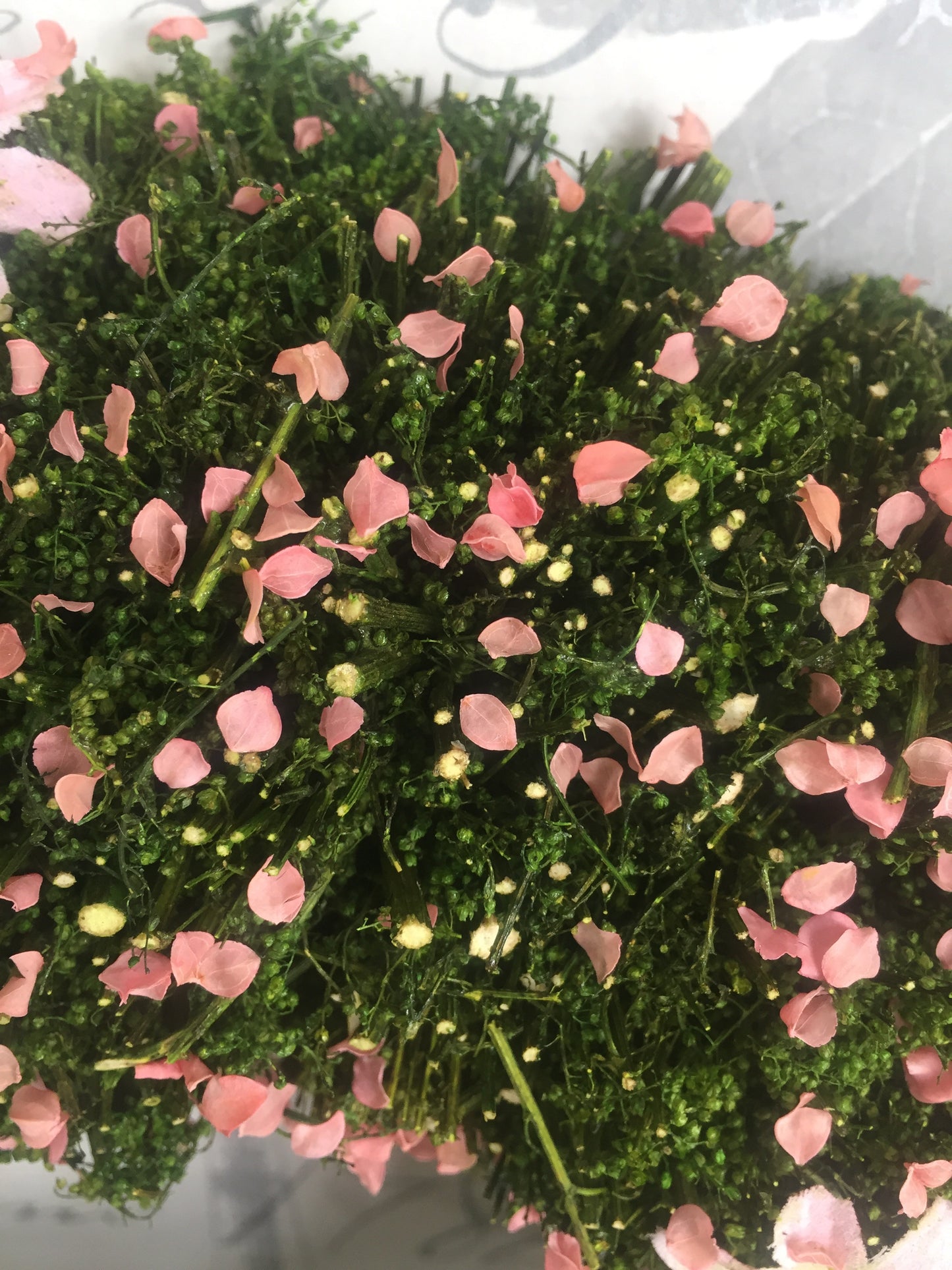 Easter Floral Mossy Wreath