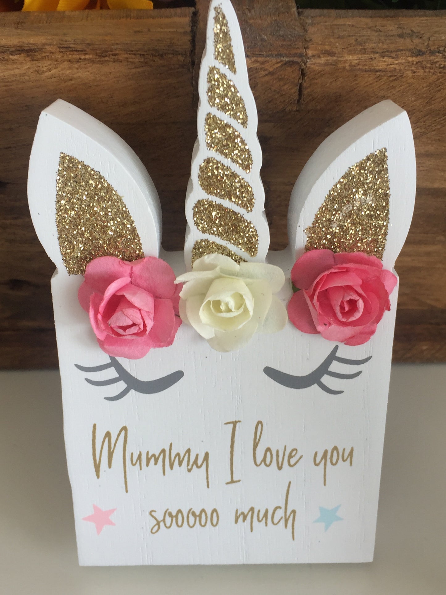 Wooden Mummy Unicorn