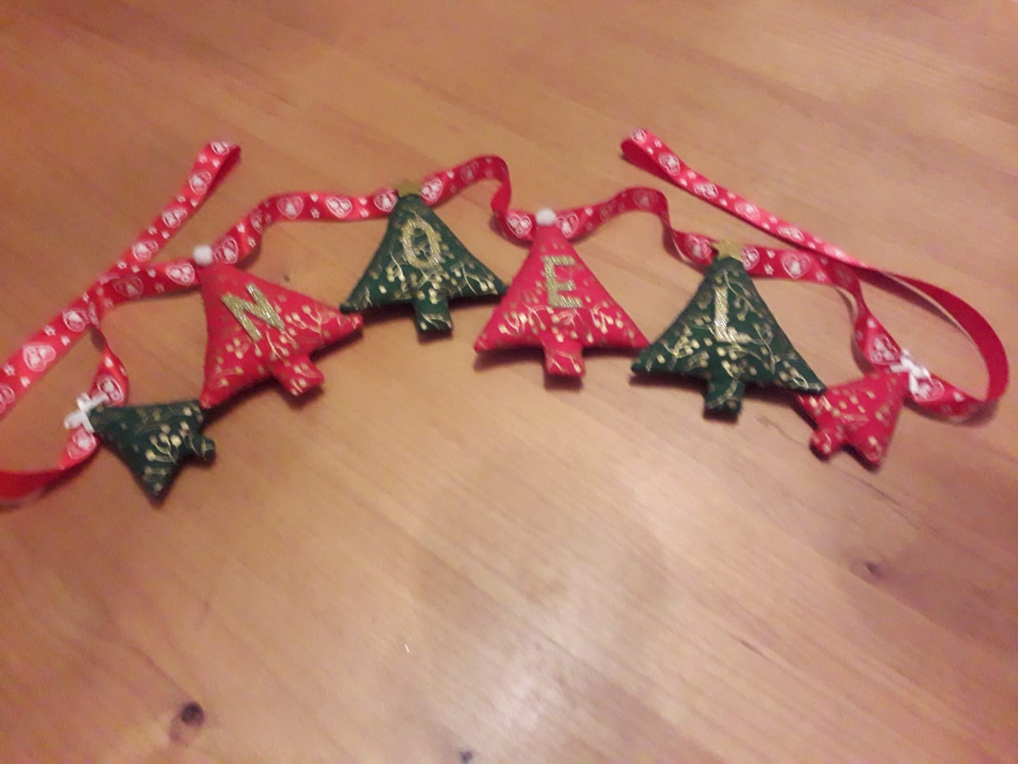 Handmade Noel Christmas Bunting Garland