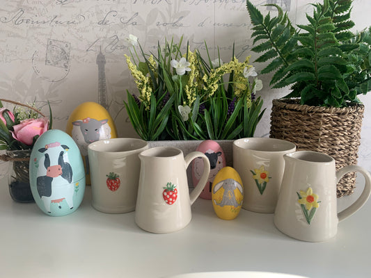 Ceramic Mini Jug 10cm - various designs available