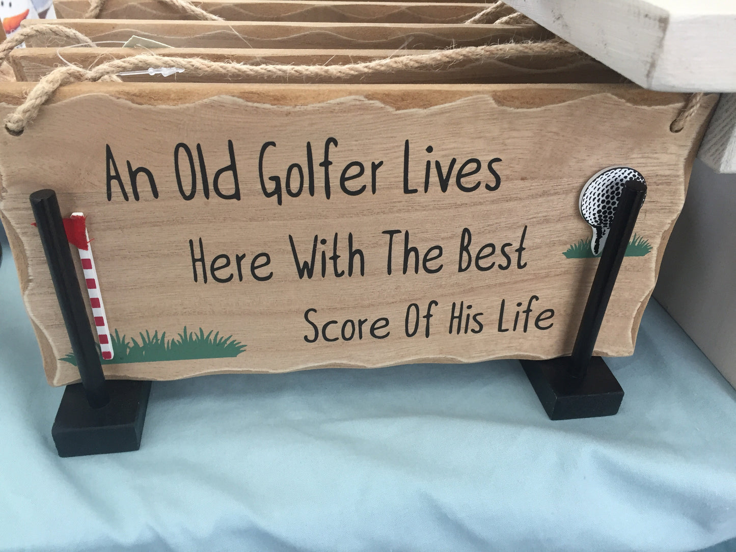 Wooden Golf Plaque