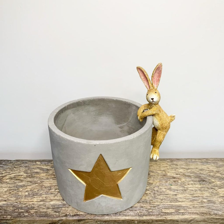 Jasper Rabbit Pot Hanger