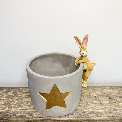 Jasper Rabbit Pot Hanger