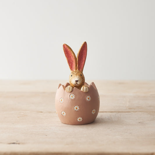 Jasper Rabbit in Daisy Egg Ornament