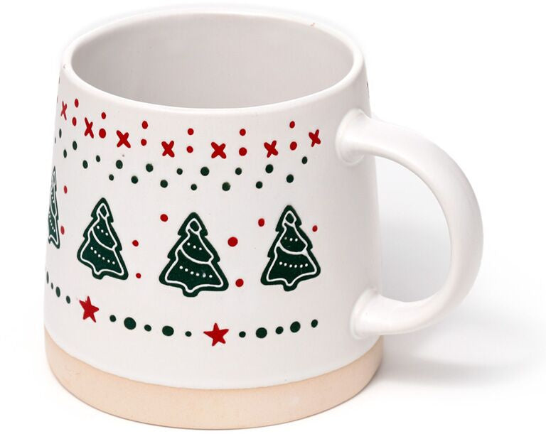 Christmas Tapered Stoneware Mug (4 styles)