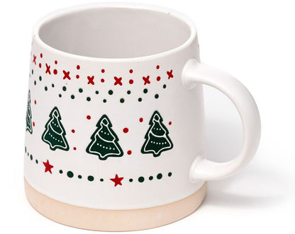 Christmas Tapered Stoneware Mug (4 styles)