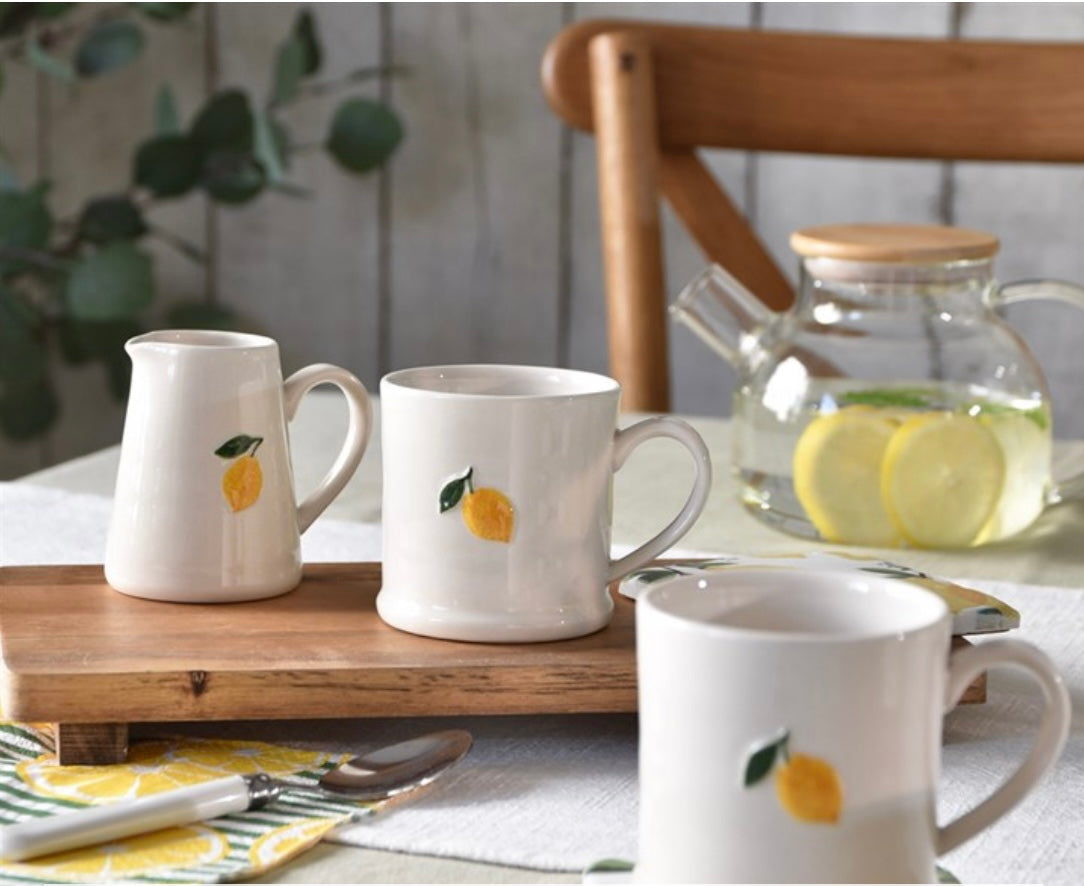 Stoneware Jug – Lemon
