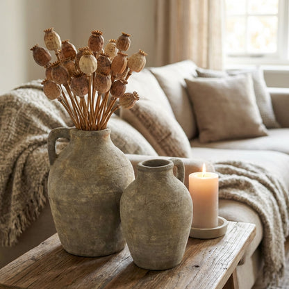 Rustic Neutral Sabrina Vase - 2 sizes