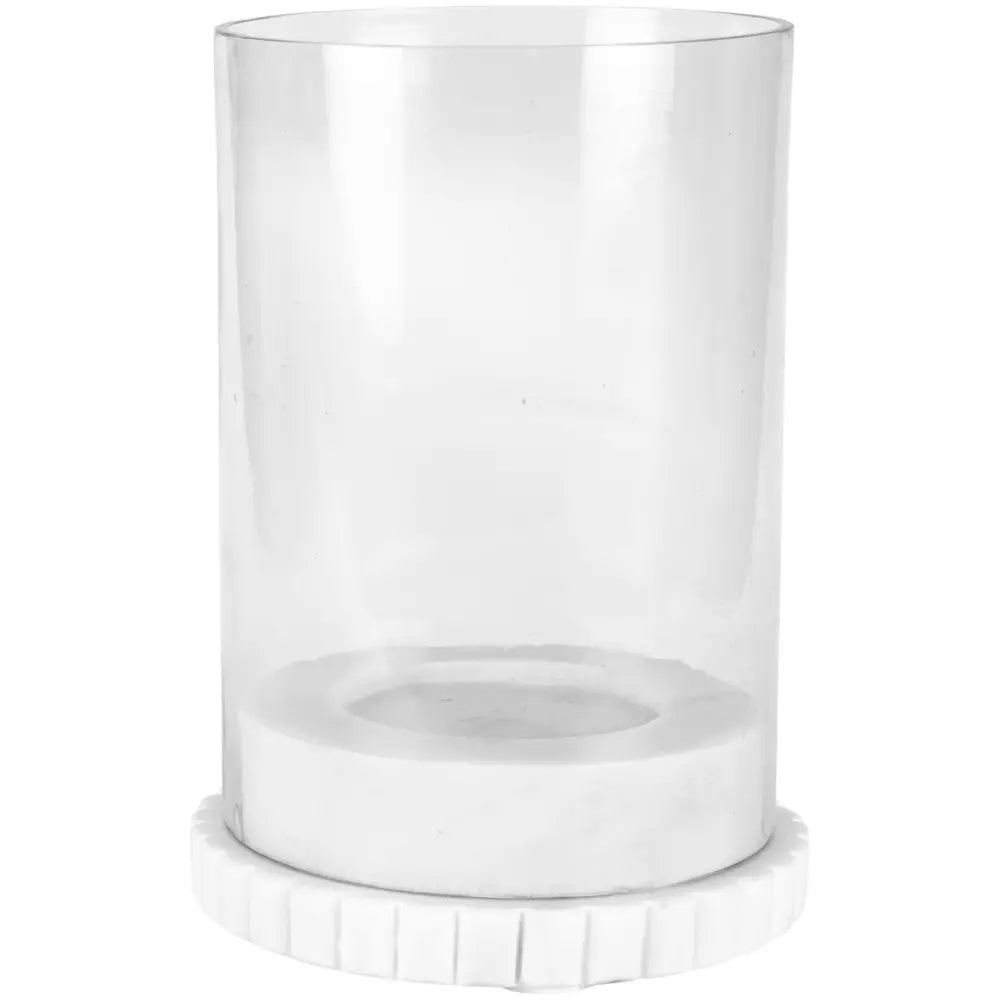 Makrana Marble Hurricane Lamp & Candle
