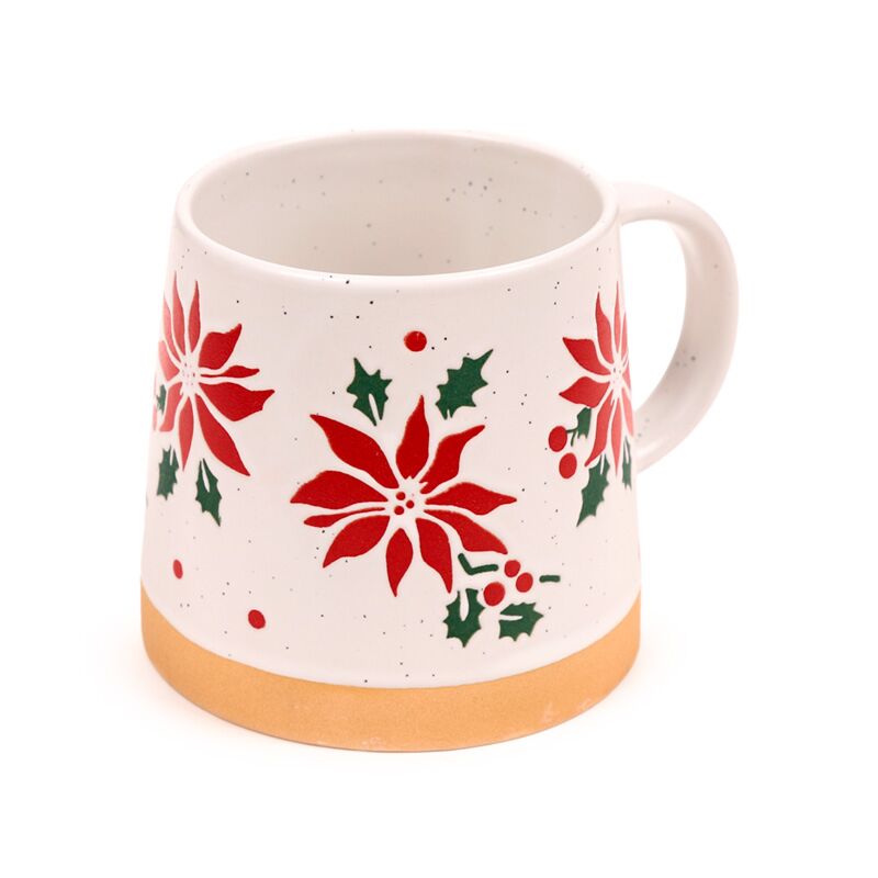 Christmas Tapered Stoneware Mug (4 styles)